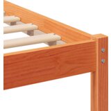  Krevetna konstrukcija s uzglavljem Voštano smeđa 200 x 200 cm | shoptok.hr