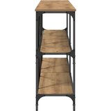  Konzolni stol od umjetnog drveta i čelika 200x30x75 cm | shoptok.hr