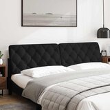 Jastuk za uzglavlje crni 200 cm baršunasti | shoptok.hr