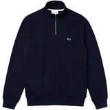 Lacoste Zip-Up High Neck Interlock Sweatshirt Navy Blue Plava cijene