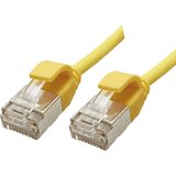 Roline green 21443323 RJ45 omrežni kabel\, Patch kabel CAT 6a U/FTP 1.00 m rumena 1 kos, (20630877) Cene