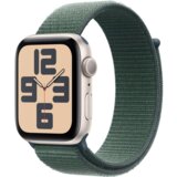 Apple Watch SE (2024) GPS + Cell. 44mm Starlight AC, Lake Green Sport Loop, (MXGV3QCA) | shoptok.hr