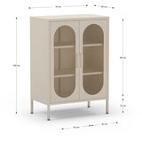 Marckeric Kremno bela omarica 70x100 cm Diora – | Shoptok.si