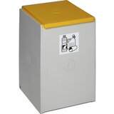 VAR Posoda za ločeno zbiranje surovin, za prostornino 60 l, kot posamezna posoda, rumene barve | Shoptok.si