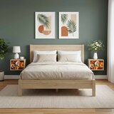  Wall-mounted noćni ormarić GENNEP 2 kom. Hrast sonoma | shoptok.hr