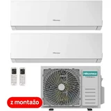 Hisense multiklimatska naprava z montažo multiduo 2AMW52U4RX