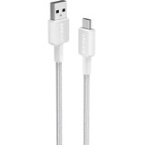 Anker 322 USB-A to USB-C pleten kabel 0,9m bel, (20840927) | Shoptok.si