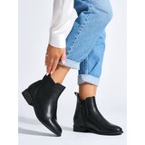 Shelvt Women's classic black ankle boots | Shoptok.si