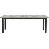 Venture Home Albany pravokutni vrtni blagovaonski stol 224 &amp;times; 90 cm, tamnosivi Slike
