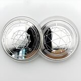 IZMAEL Kovanec Qtum - Srebrna | Shoptok.si