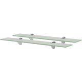 Maison Chic 2 kosi Stenske Police - Viseče police steklo 60x20 cm 8 mm, (21793595) | Shoptok.si