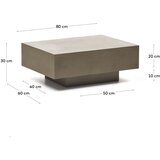 Kave Home Vrtna mizica 80x60 cm Rustella – | Shoptok.si