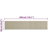  Tepih perivi s uzorkom lišća 60 x 300 cm baršunasti | shoptok.hr