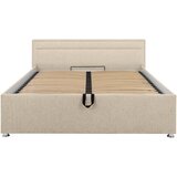 MID.YOU OBLAZINJENA POSTELJA 160 cm x 200 cm , les, kovina, umetna masa, tekstil bež | Shoptok.si
