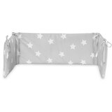 Lorelli RANFORCE ROUND Ogradica za Krevetić za Bebu Stars Grey 145 X 27 cm | shoptok.hr