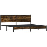  Metalni okvir kreveta bez madraca boja hrasta 200x200 cm | Eponuda.ba