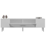 Hanah home TV komoda Dekop2, 150x48,2x29,6 cm, bijelo-srebrna | Eponuda.ba