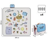  PODLOGA ZA PIKNIK I PLAŽU 200X200CM THE PICNIC PERLETTI 13156 | Shoptok.si