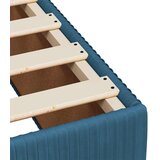  Boxspring krevet s madracem Tamno plava 120 x 200 cm Baršun | shoptok.hr