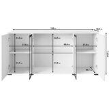 Livetastic Komoda Caro, Črna | Shoptok.si