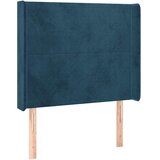  box spring s madracem LED tamnoplavi 100x200 cm baršun | shoptok.hr