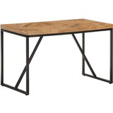  Blagovaonski stol 120 x 60 x 76 cm masivno drvo bagrema i manga | shoptok.hr