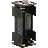 Velleman BH443D nosilec baterij 4x Micro (AAA) spajkalni priklop (D x Š x V) 53 x 27 x 25 mm, (20635710) | Shoptok.si