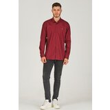 Dewberry G725 MEN'S SHIRT-DARK BURGUNDY | Shoptok.si
