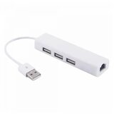 Linkom adapter konverter usb 2.0- RJ45/3xUSB 2.0 Cene