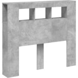  LED uzglavlje siva boja betona 120x18,5x103,5 cm | Eponuda.com