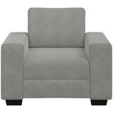 SOFA fotelja svijetlosiva 100x77x82 cm baršun | shoptok.hr
