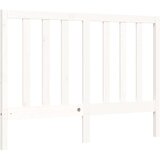  Za krevet s uzglavljem bijeli 140x200 cm od masivnog drva | shoptok.hr