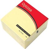 Blok samolj.kocka 76x76 žuta OPTIMA 450L 22916B P12/72 | shoptok.hr