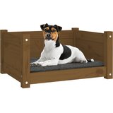  Krevet za pse boja meda 75,5x55,5x28 cm od masivne borovine | shoptok.hr