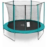 Trampolin Fun sa zaštitnom mrežom, zeleni, 366 cm