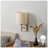 Brilagi LED zidno svetlo NUBILA 1xE27/60W/230V matni hrom/krem Cene