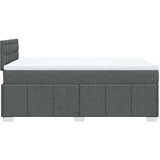 vidaXL Krevet box spring s madracem tamnosivi 120 x 190 cm tkanina | shoptok.hr