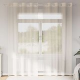 vidaXL Voile zavese z vponkami 2 kosa kremna 140x245 cm Cene