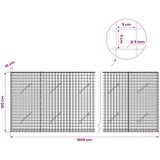  Gabion s 5 mm žicom i mrežom 5x5 cm 1050x10x100 cm | shoptok.hr