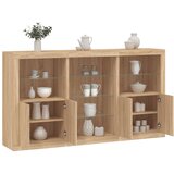 vidaXL Komoda s LED svjetlima boja hrasta sonome 181 5x37x100 cm Cijene