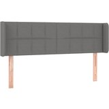 Maison Chic vzglavna omarica - nočna omarica - posteljna omarica z ušesi temno sivo 147x16x78/88 cm blago, (21711322) | Shoptok.si