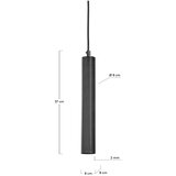 Kave Home Crna viseća svjetiljka s metalnim sjenilom ø 8 cm Maude – | shoptok.hr