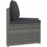  6-dijelni set vrtnih sofa od poliratana s jastucima sivi | shoptok.hr