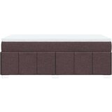 vidaXL Krevet s oprugama i madracem tamnosmeđi 80x200 cm od tkanine | shoptok.hr
