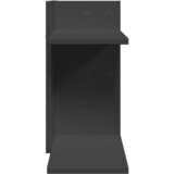  Organizator za stol crni 42 x 21,5 x 42 cm konstruirano drvo | shoptok.hr