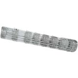 vidaXL Pašna ograja srebrna 50 x 0.8 m Pocinkano jeklo, (5000094293) | Shoptok.si