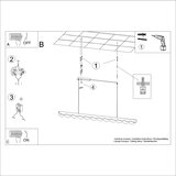 Thoro Bež aluminijasta LED viseča svetilka BISCUIT &amp;ndash; Slike