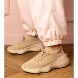 D/CEO marka niezdefiniowana Beige sporty sneakers with sock-like upper Zurry | ePonuda.com
