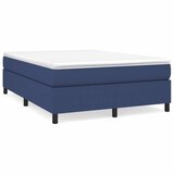 The Living Store Posteljni okvir moder 140x200 cm blago - Box Spring Posteljni Okvir, (21520007) | Shoptok.si
