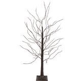 LUCA LIGHTING božična stoječa svetilka rjavo drevo 120 cm vklj. led s časovnikom IP44 - ki Cene